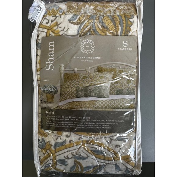 jcpenney Bedding Jcp Home Expressions Standard Pillow Sham 2x26 New
